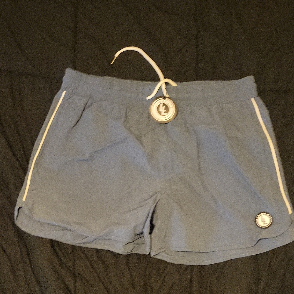 Men's Blue  Shorts From Lumber Leg.